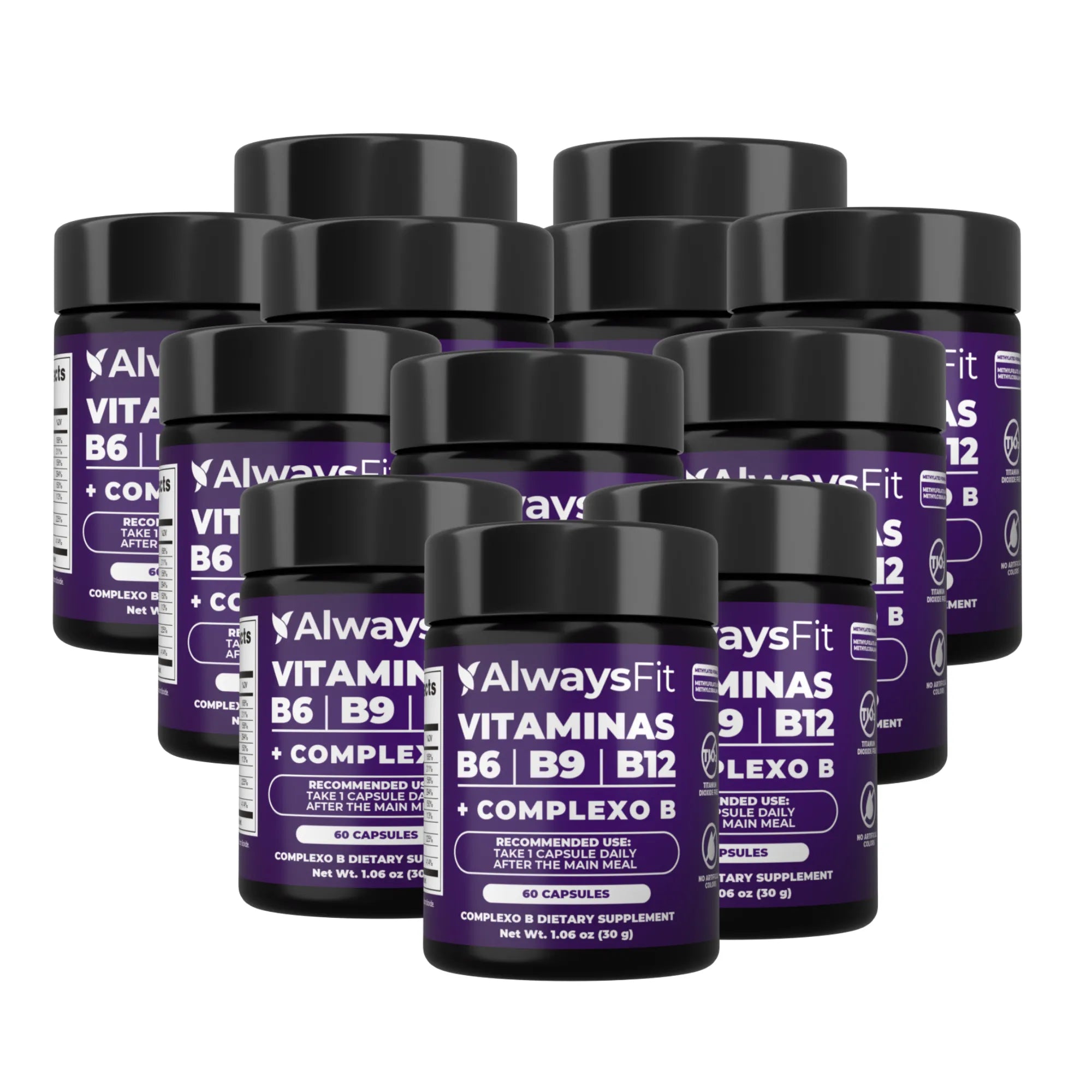 Vitamins B6 | B9 | B12 + B Complex in capsules – Energy, metabolism and daily balance.