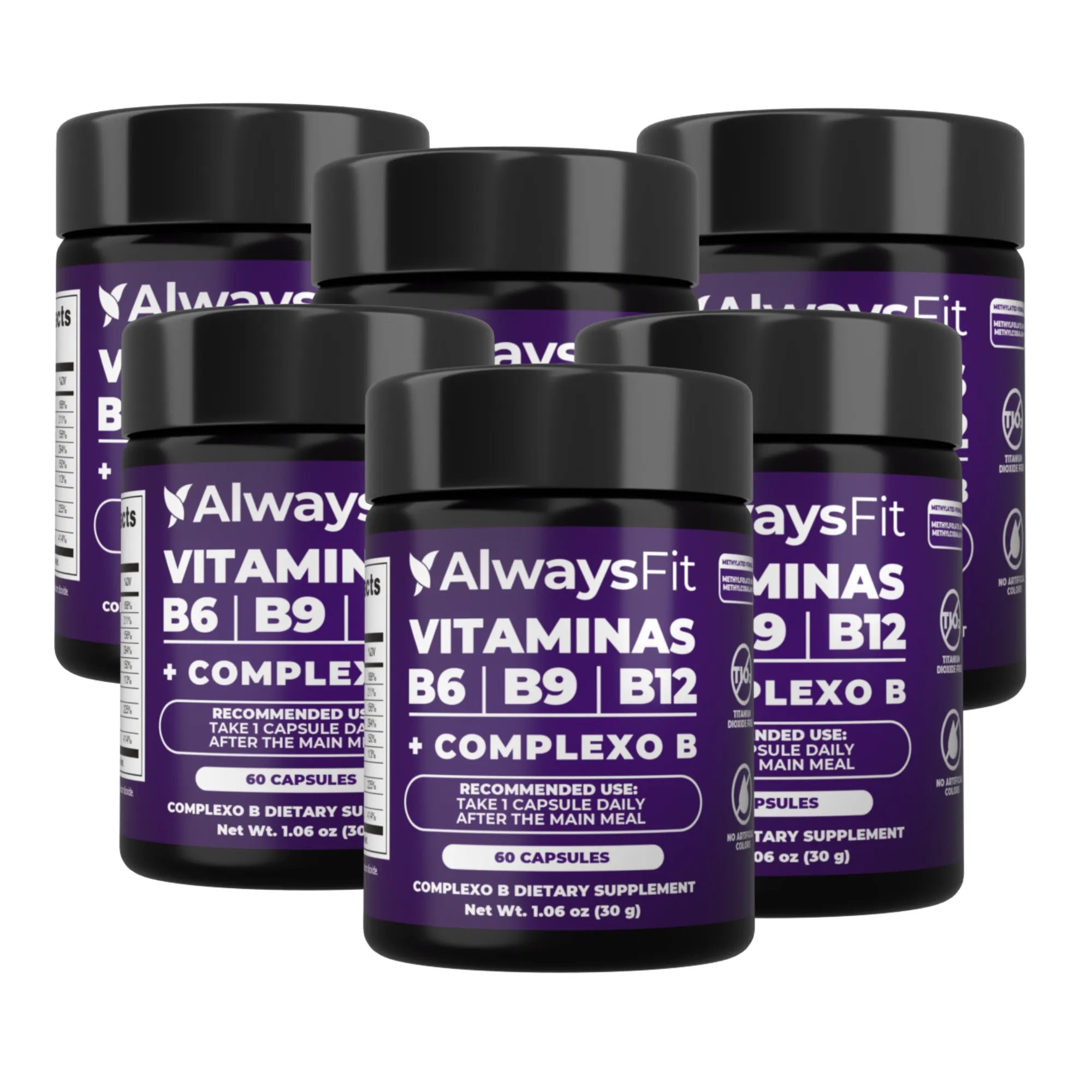 Vitamins B6 | B9 | B12 + B Complex in capsules – Energy, metabolism and daily balance.