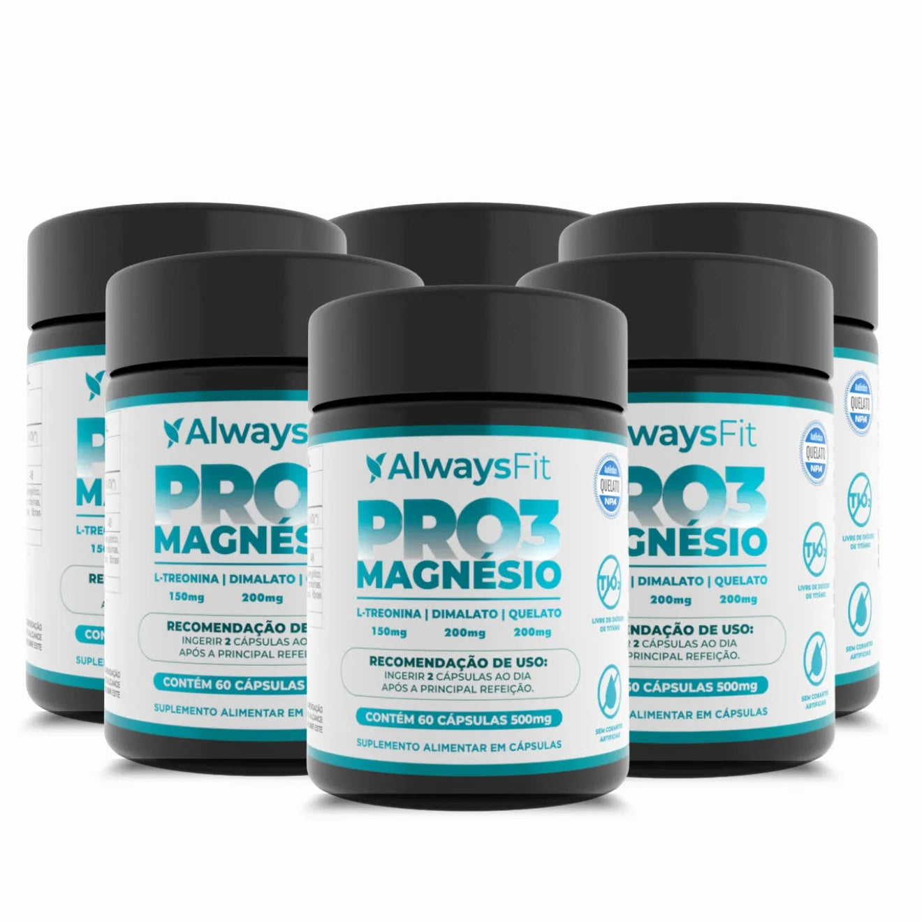 Pro3 Magnesium - L-Threonine, Chelate and Dimalate - 60 Capsules