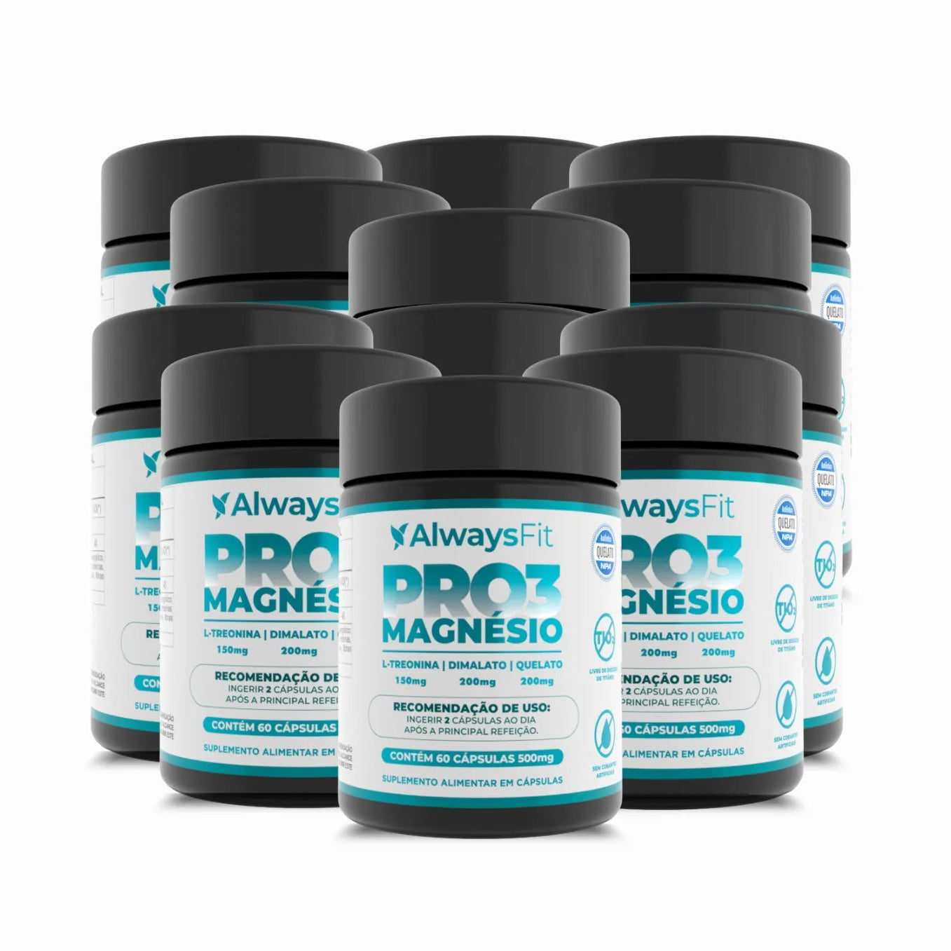 Pro3 Magnesium - L-Threonine, Chelate and Dimalate - 60 Capsules