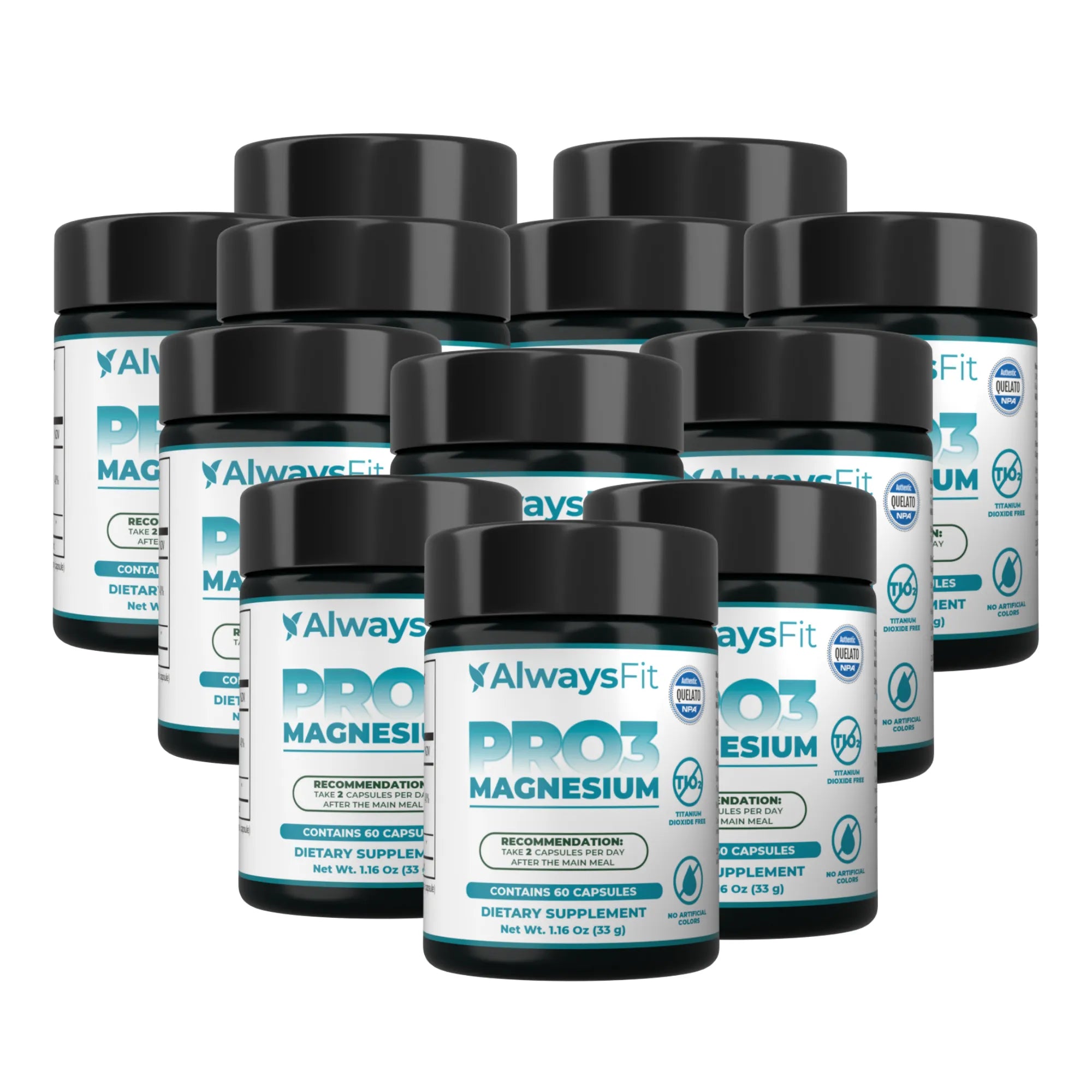Pro3 Magnesium - L-Threonine, Chelate and Dimalate - 60 Capsules