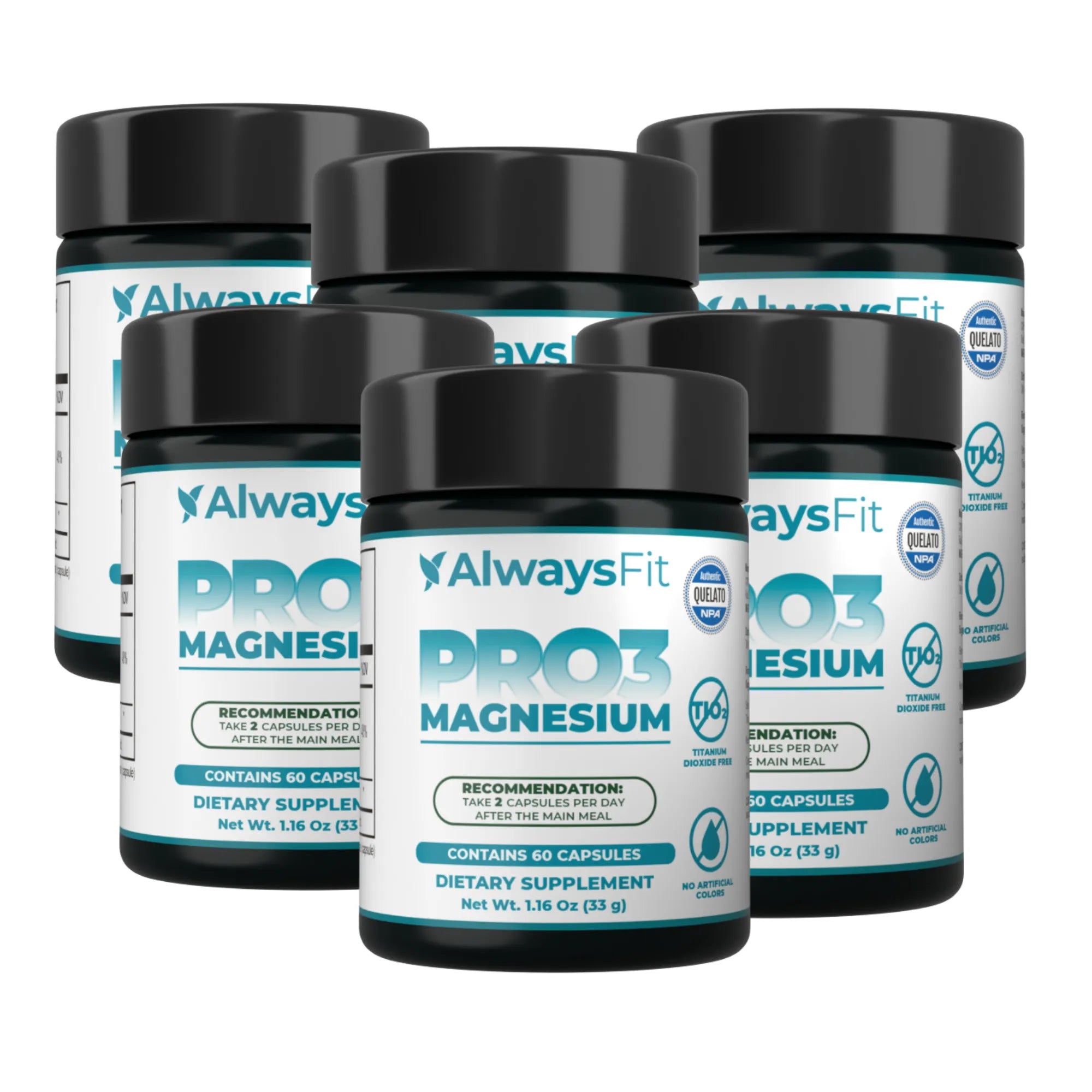 Pro3 Magnesium - L-Threonine, Chelate and Dimalate - 60 Capsules
